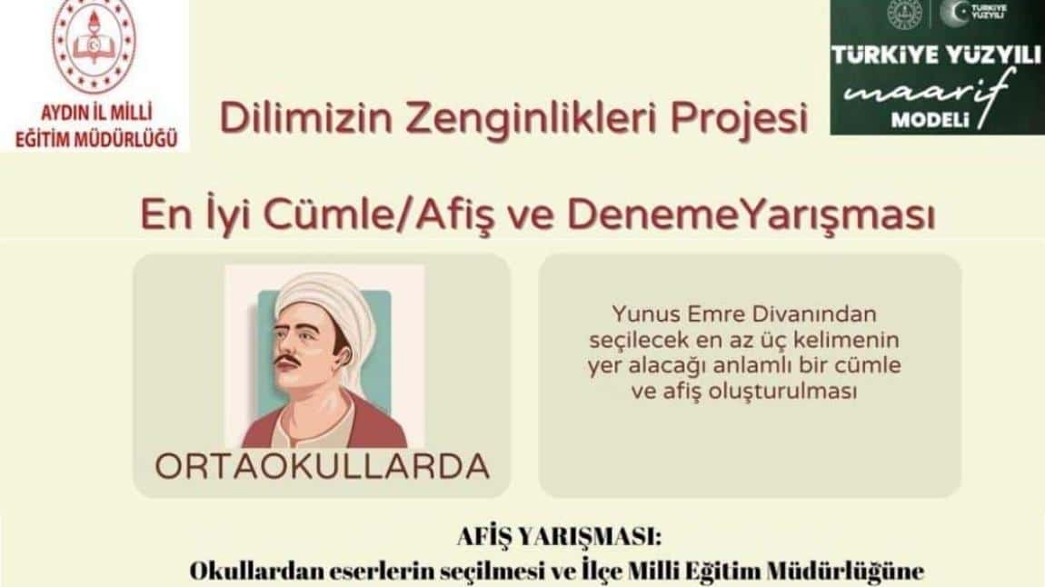 Dilimizin Zenginlikleri Projesi (En iyi Cümle/Afiş Yarışması)